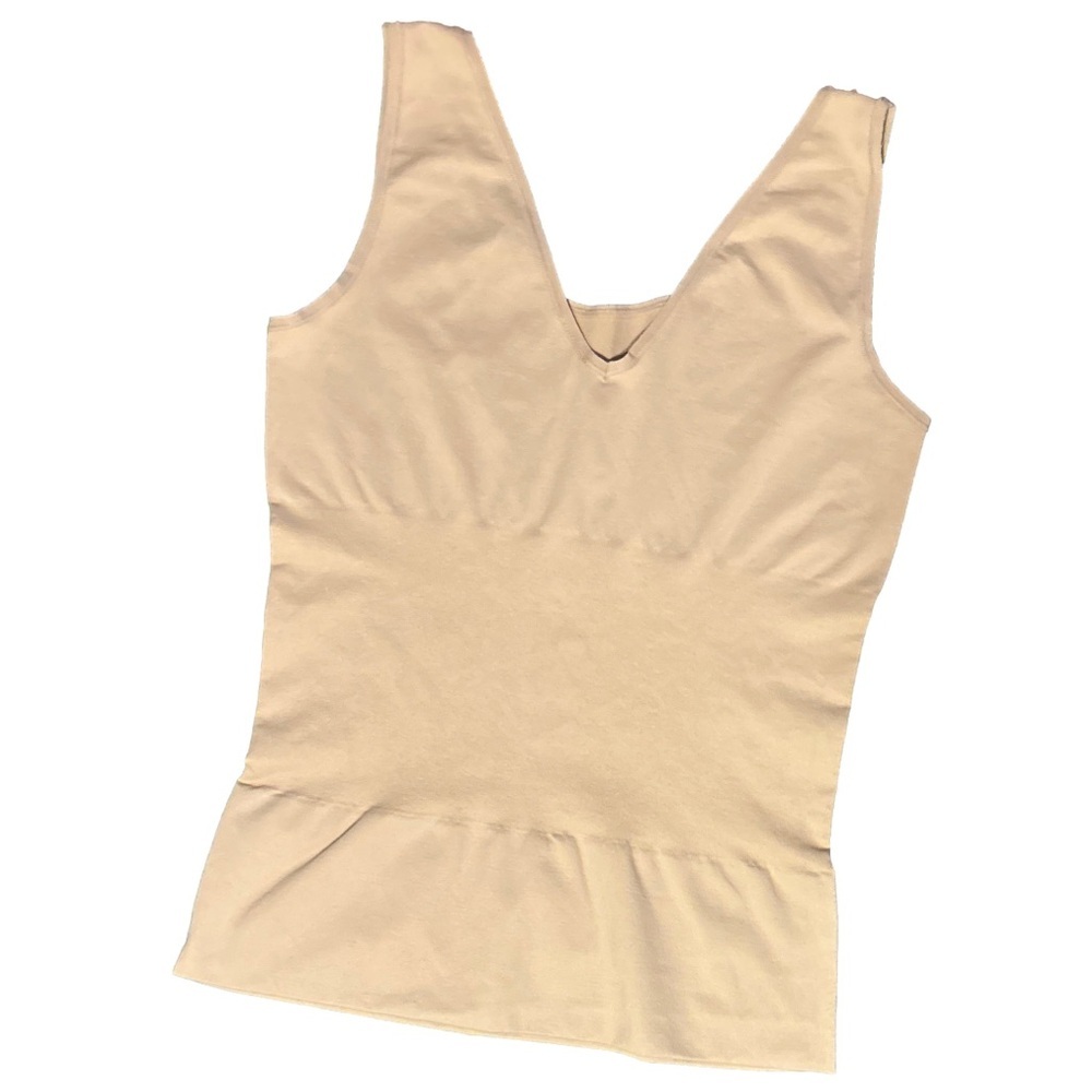 anti. Women's Beige Tank Top size M - Picture 2 of 4